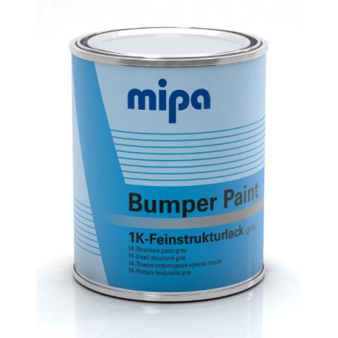 MIPA 1K BUMPER PAINT GREY 1LT - TEXTURED DIRECT TO PLASTIC