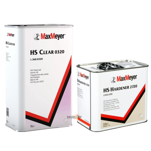 MAX MEYER 0320 HS CLEARCOAT KIT 7.5L - WITH 2720 STANDARD HARDENER