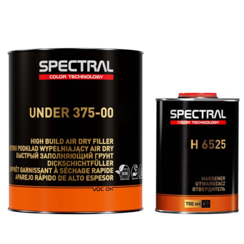 SPECTRAL UNDER 375-00 P5 BLACK 3.5LT KIT - AIR DRY HIGH BUILD PRIMER