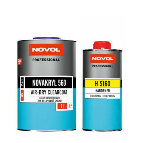 NOVOL NOVAKRYL 560 AIR DRY CLEARCOAT KIT 1.5LT