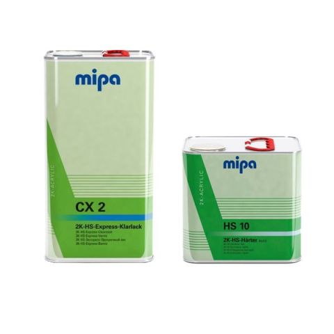 MIPA CX2 2K HS EXPRESS CLEARCOAT KIT 7.5L - WITH HS10 FAST HARDENER