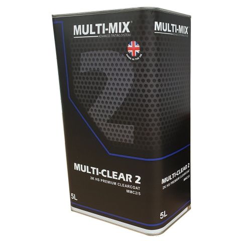 MULTI-MIX MULTI-CLEAR 2 HS 2:1 CLEARCOAT 5LT - CLEARCOAT ONLY