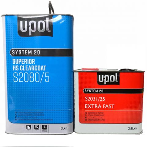 UPOL S2080/S2031 CLEAR KIT 7.5L