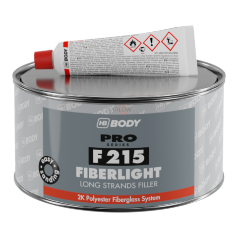 HB BODY F215 FIBERLIGHT LONG STRANDS FIBRE GLASS 1LT - WITH HARDENER