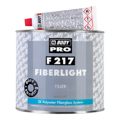 HB BODY F217 FIBERLIGHT FIBREGLASS POLYESTER FILLER 2LT