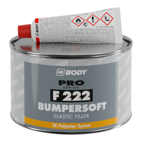 HB BODY F222 BUMPERSOFT 1KG - FOR BUMPERS AND FLEXIBLE PARTS