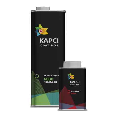Kapci 6030 2K HS Anti-Scratch Clearcoat VOC Compliant 7.5L - EXTRA FAST