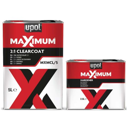 UPOL MAXIMUM HS CLEARCOAT KIT 7.5L - FAST