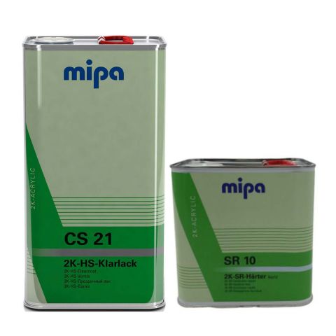 MIPA CS21 2K CLEARCOAT KIT WITH SR10 7.5LTR