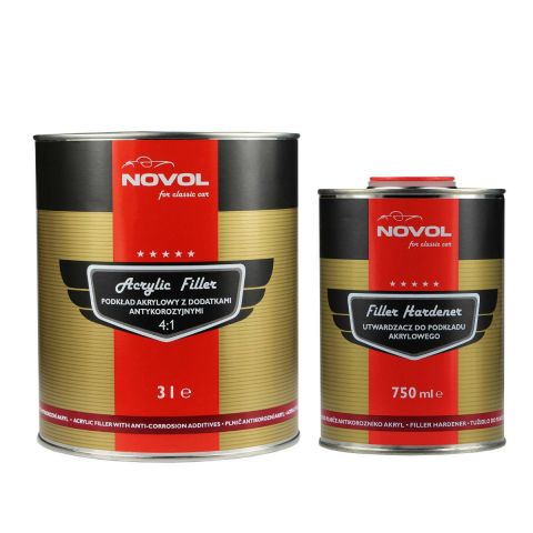 Novol For Classic Car - ACRYLIC PRIMER KIT 3.75L