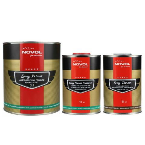 Novol For Classic Car - EPOXY PRIMER KIT WITH THINNERS 5L