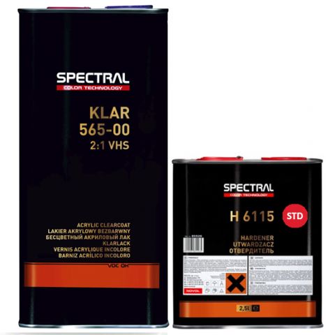 SPECTRAL 565-00 VHS CLEARCOAT KIT 7.5L - STANDARD
