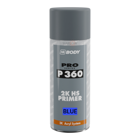 HB BODY P360 2K HS PRIMER AEROSOL 400ML - BLUE