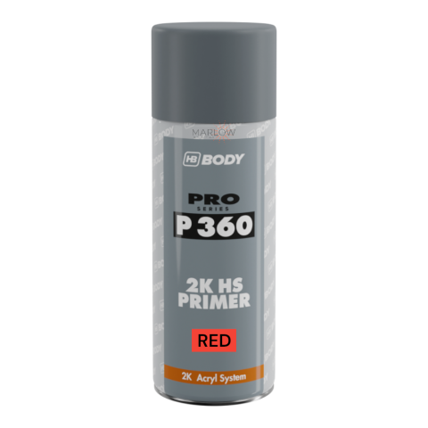 HB BODY P360 2K HS PRIMER AEROSOL 400ML - RED