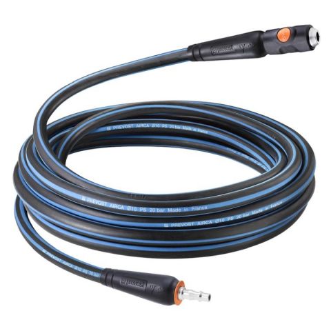 PREVOST RAL ABSB1010 AIRCA EXTENSION HOSE 10MM WITH BRITISH PROFILE CONNECTOR - 10M LENGTH