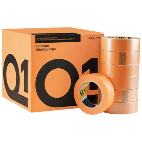Q1 ULTIMATE ORANGE MASKING TAPE 24MM - BOX OF 36 ROLLS
