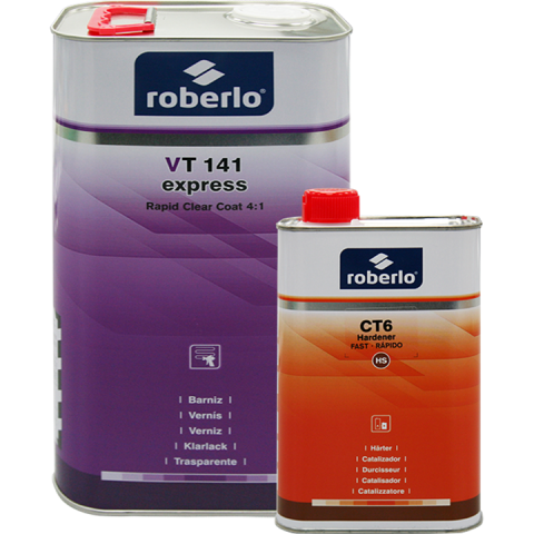 ROBERLO VT141 + CT6 EXPRESS RAPID CLEAR 4:1 4.725L KIT