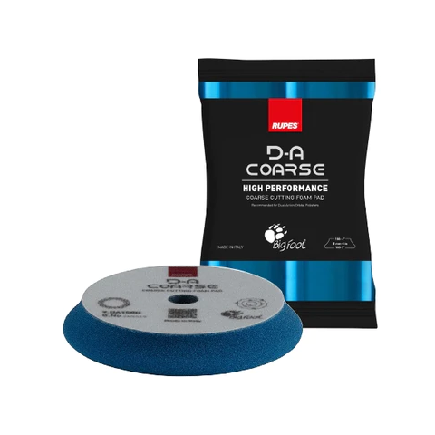 Rupes 9.DA150H Bigfoot D-A Course High Performance Foam Compound Polishing Pad Blue 130 x 150mm