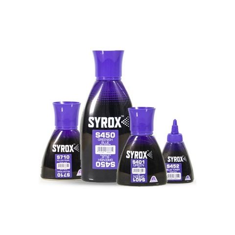 SYROX BASECOAT WATERBASED MIXING SCHEME TINTERS