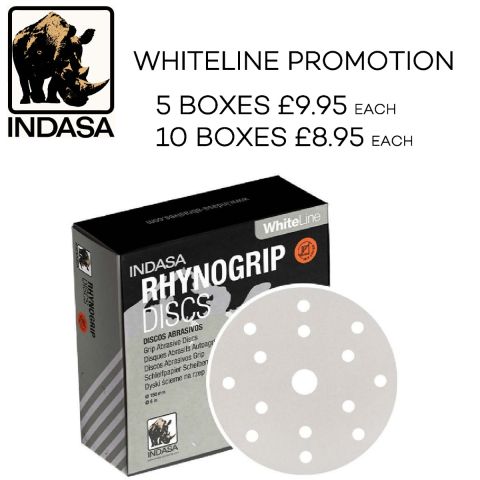 INDASA WHITE LINE 150MM DISC PROMOTION
