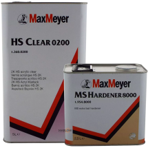 MAX MEYER 0200 HS CLEARCOAT 7.5L KIT WITH 8000 RAPID HARDENER