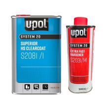 UPOL S2081 2K HS BRILLIANT CLEARCOAT KIT 1.5L - WITH S2031 EXTRA FAST HARDENER
